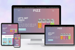 Fizzy – Modern Website for a Creative AI-Powered Marketing Platform